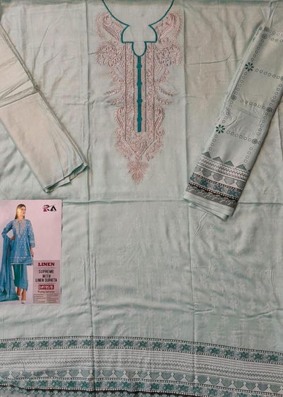 AMT44004-B Readymade Winter Linen Suit - Memsaab Online