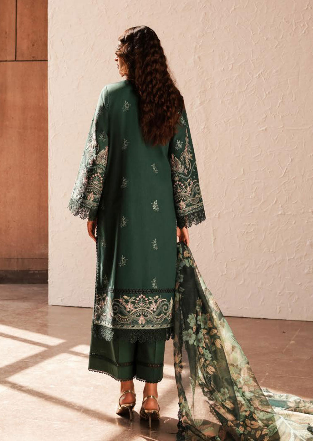 AL24V4-04 - VIRIDIAN - Readymade - Chickenkari Lawn Collection by Afrozeh 2024 - Memsaab Online