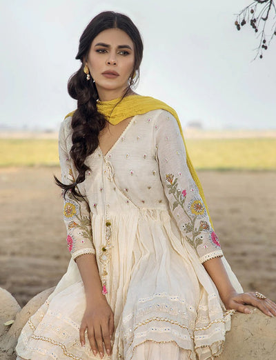 F-172 - Ready made Paper Cotton Khuda Baksh Outfit - Memsaab Online