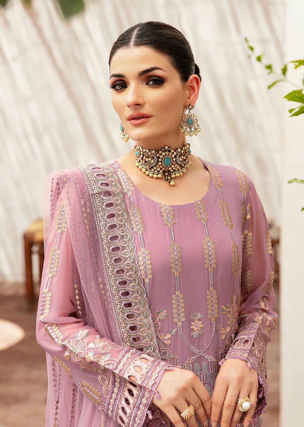 K-204-R - READYMADE - Ramsha Kashish Weightless Chiffon Vol 2 2024 - Memsaab Online