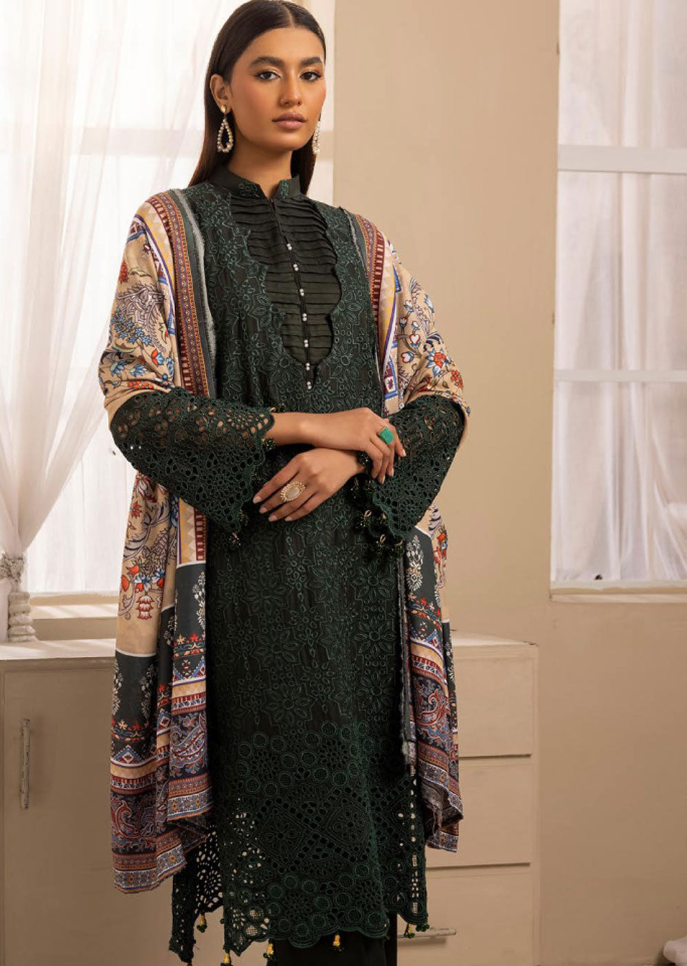 INR-04 - Readymade - Inara Chickenkari Collection 2023 - Memsaab Online