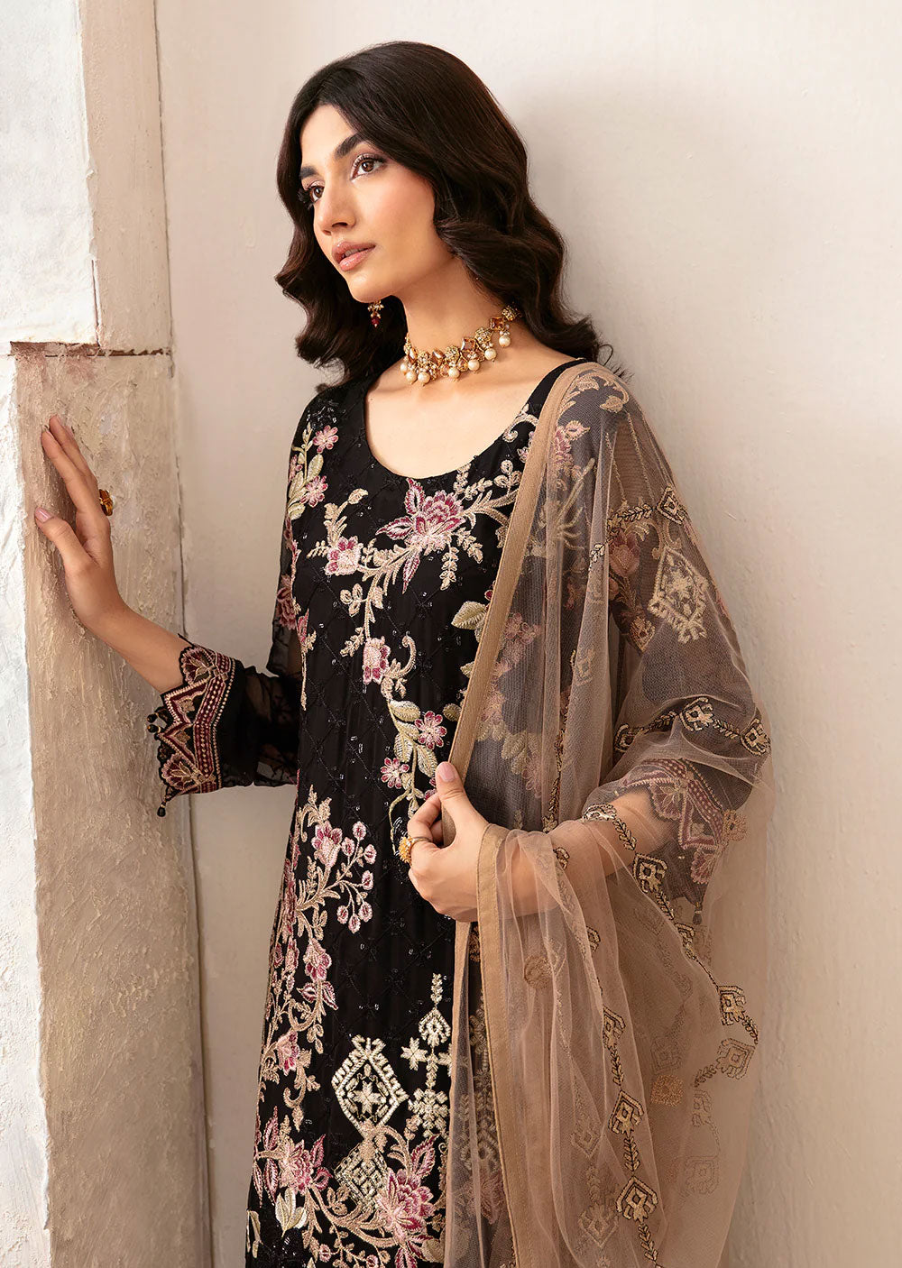 D-1204 - Unstitched - Rangoon by Ramsha Chiffon Collection Vol 12 2024 - Memsaab Online