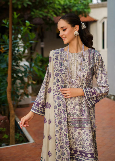 Balmy - Readymade 3 Piece Cotton Suit - Memsaab Online