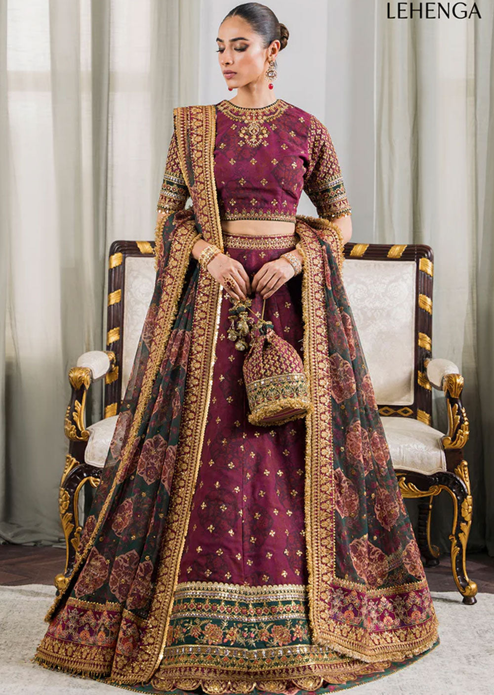 CH12-03 - Readymade - Baroque Suit 2024 - Memsaab Online