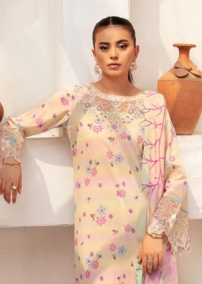 N-704 - Unstitched - Rangrez by Ramsha Luxury Lawn Vol 07 - Memsaab Online