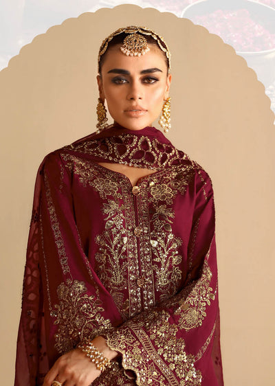 S-04-R - Roshan - Readymade - Shagna Premium Raw Silk 2024 - Memsaab Online