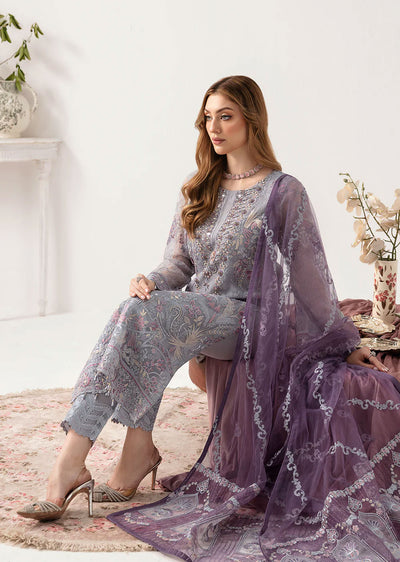 M-1104 - Unstitched - Ramsha Minhal Vol 11 2024 - Memsaab Online