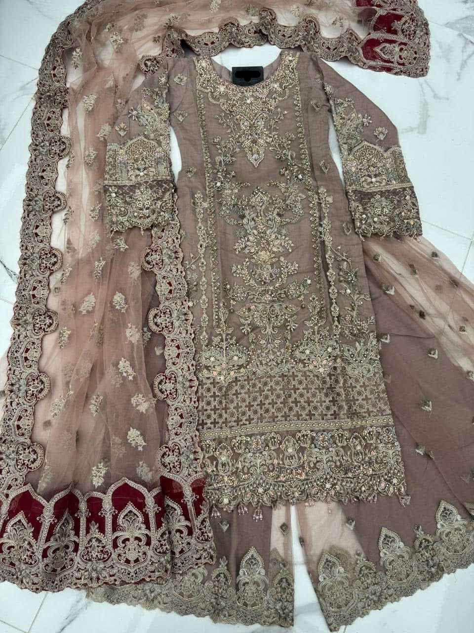 ARWS-07- Light Peach - Readymade - ARW Net Collection 2025 - Memsaab Online