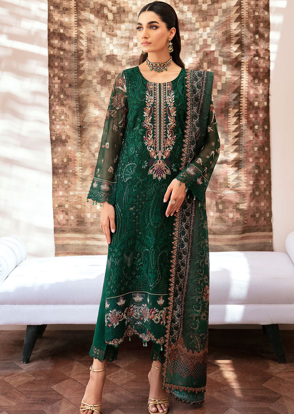 T-204 - Unstitched - Ramsha Dastan Collection Vol 2 2024 - Memsaab Online