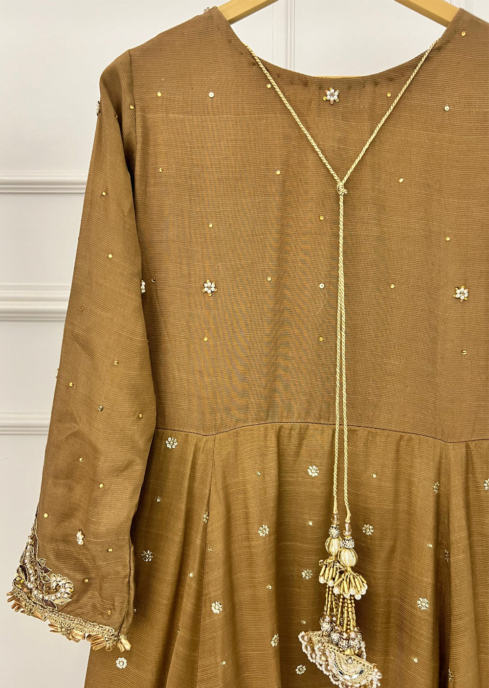 SRB1223 - Zarina - Olive- Sehrish.B Designer - Memsaab Online