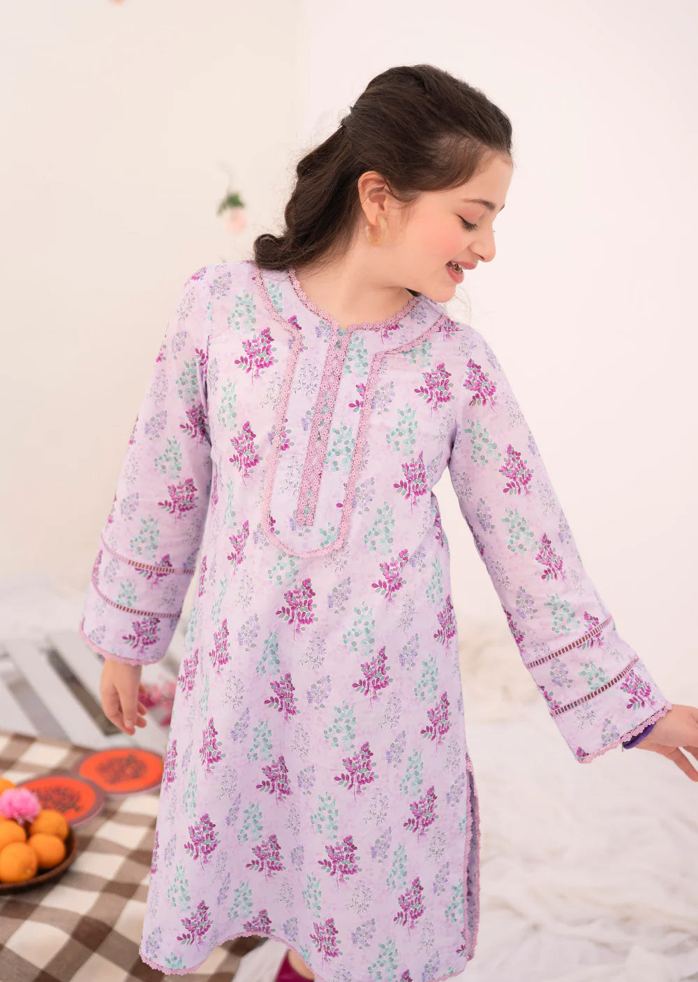 Azahra - Readymade Kids Suit by Garnet 2024 - Memsaab Online