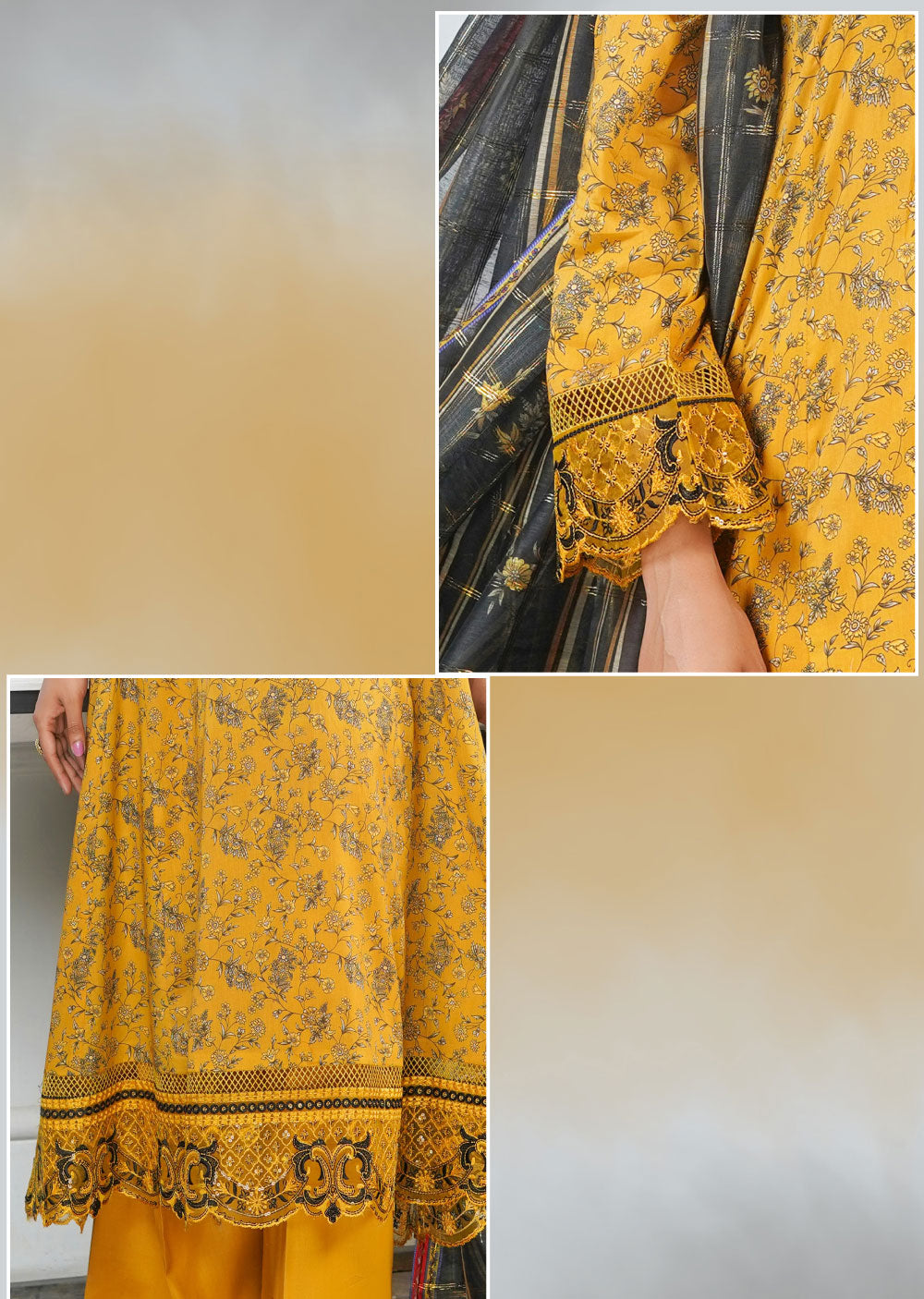 MNRD-04-R - Readymade - Munira Summer Lawn Collection 2024 - Memsaab Online