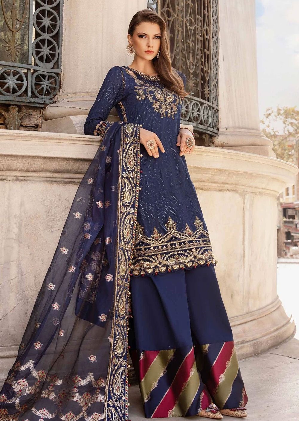 CST-804 - Sateen Collection by Maria B 2024 - Memsaab Online