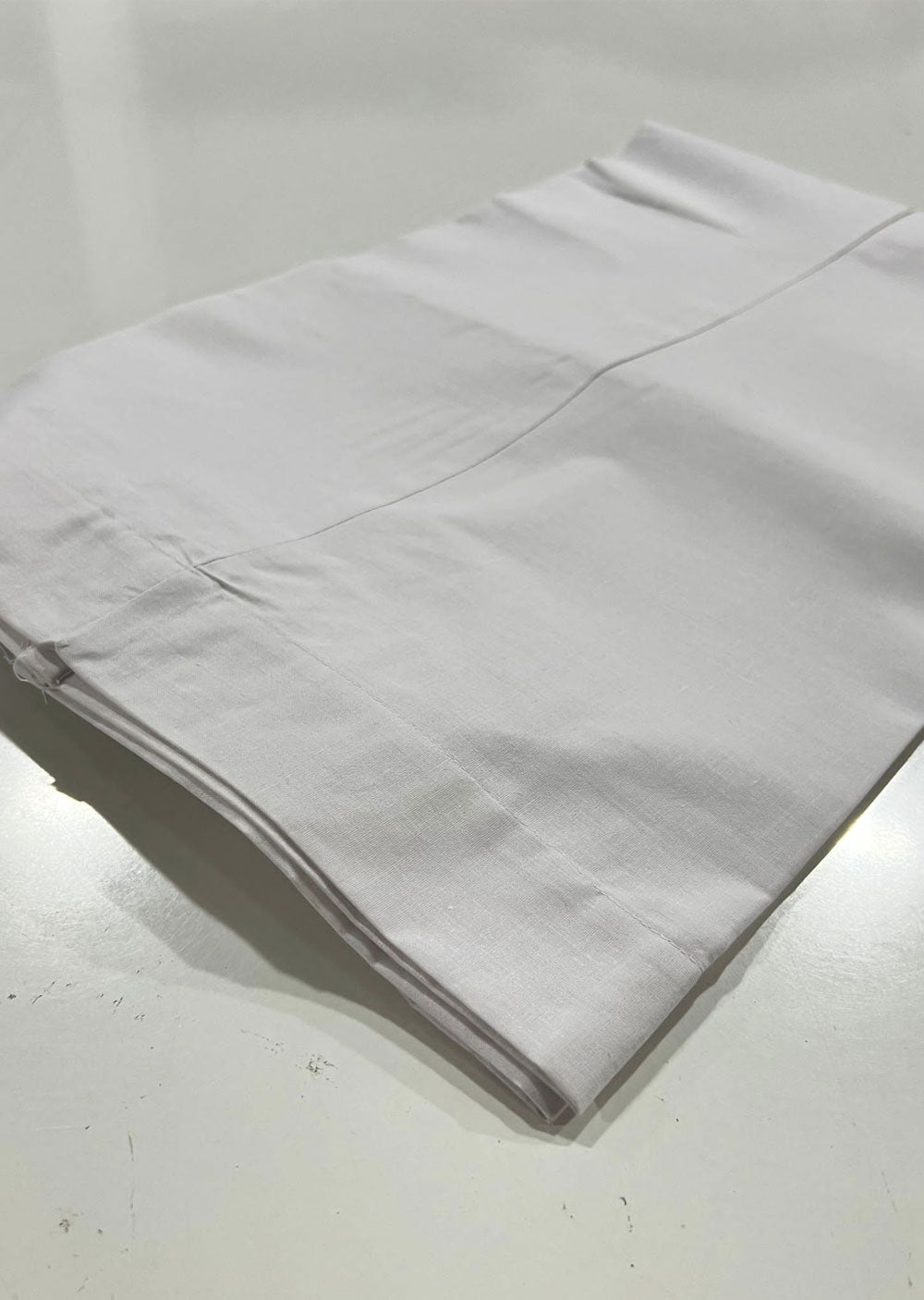DXT502 White Cotton Bellbottom Trousers - Memsaab Online