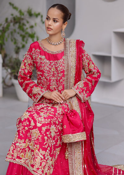 SRB1407 Le Roux - Wedding Sharara Dress - Memsaab Online