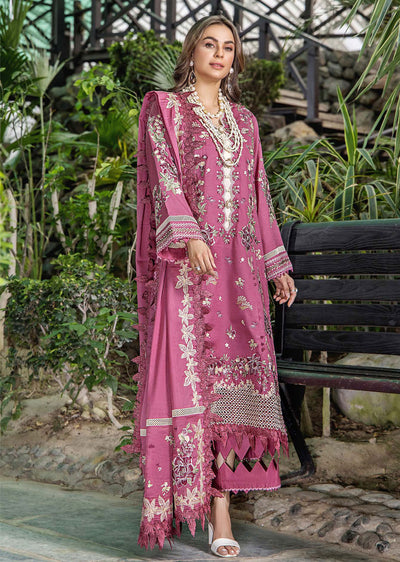 EA-LL-518 - Unstitched - Luxury Lawn Embroidered Collection 2024 - Memsaab Online