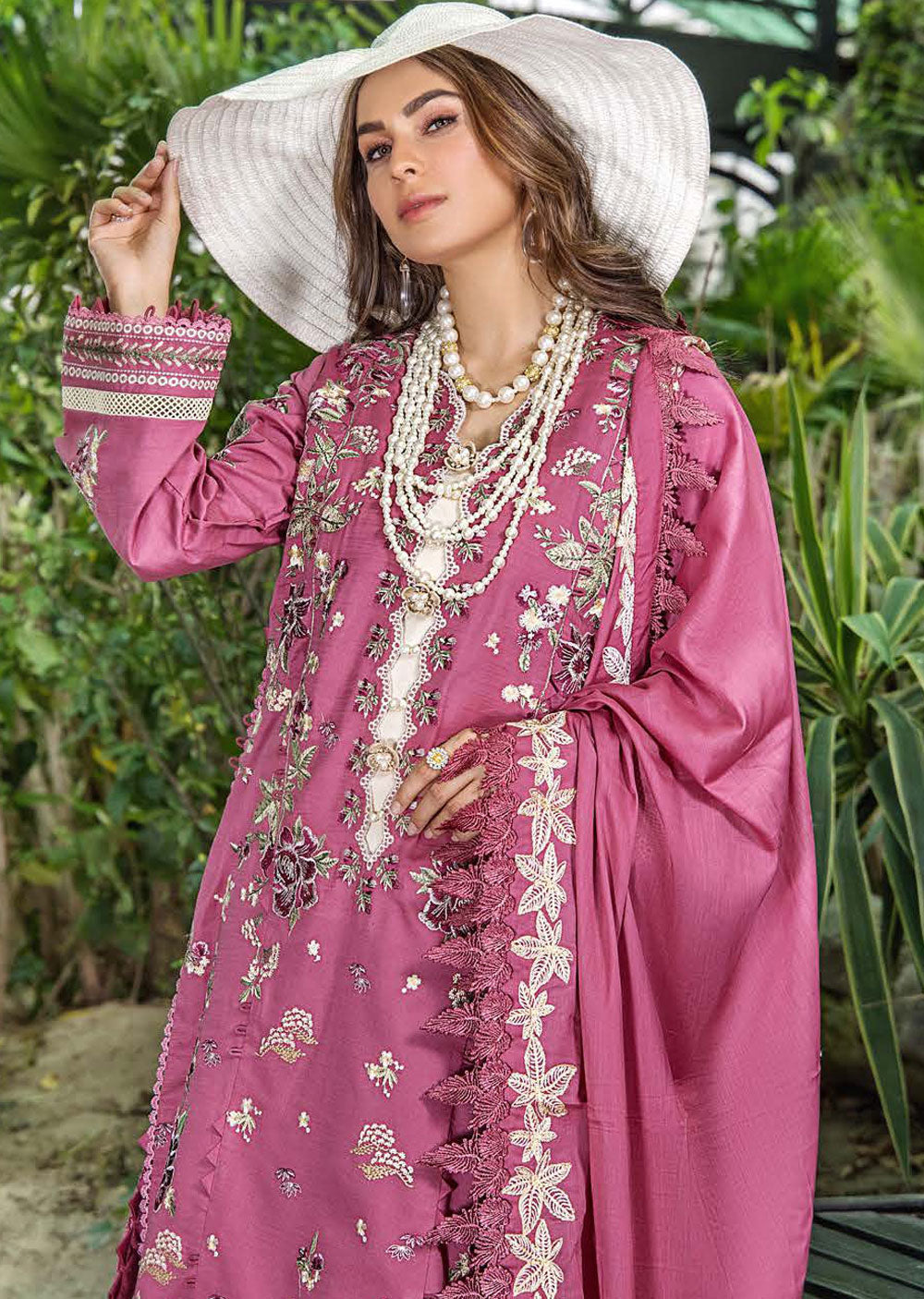 EA-LL-518 - Unstitched - Luxury Lawn Embroidered Collection 2024 - Memsaab Online