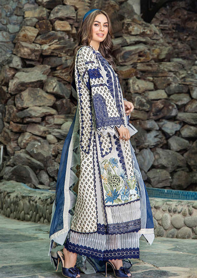 EA-LL-519 - Unstitched - Luxury Lawn Embroidered Collection 2024 - Memsaab Online