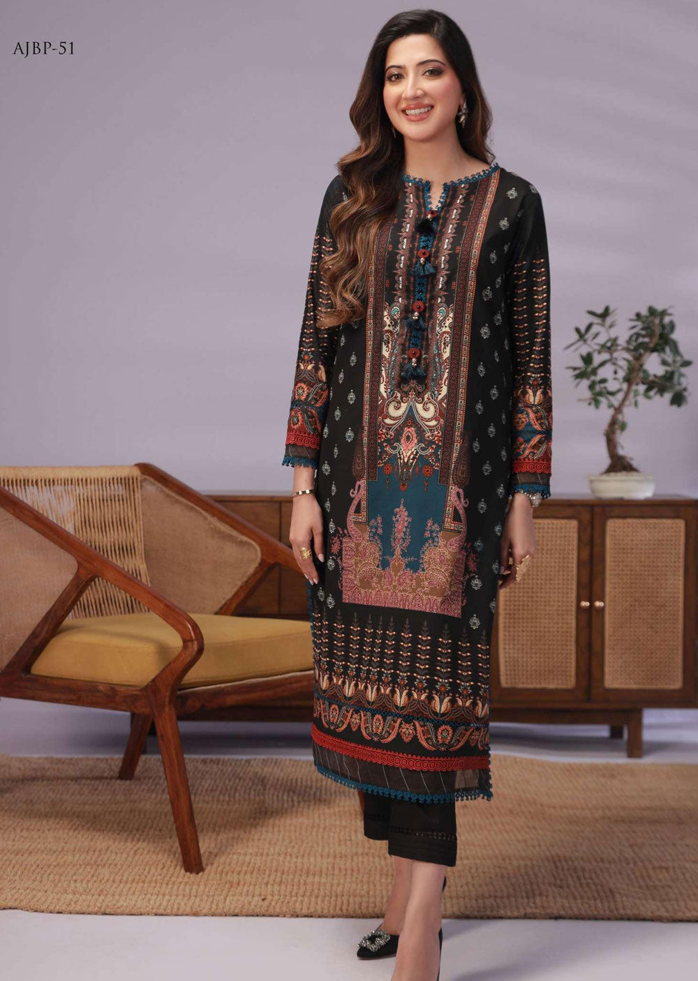 AJT-51-R - Readymade - Asim Jofa Prints Collection Vol 2 2023 - Memsaab Online