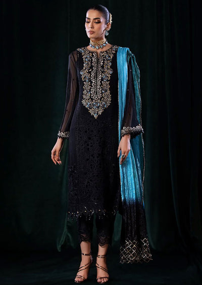 P-251 - Black - Readymade - Khuda Baksh Creations 2024 - Memsaab Online