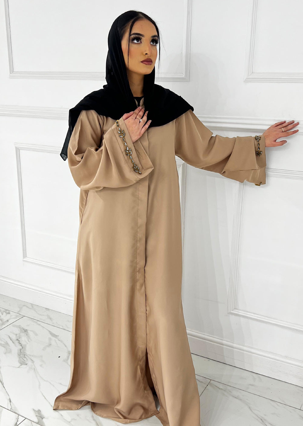 ASL-51 -Sana -Ladies Fancy Abaya - Memsaab Online