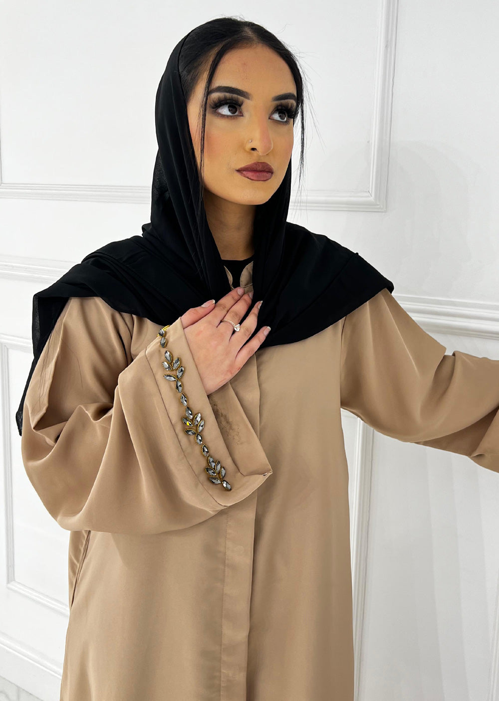 ASL-51 -Sana -Ladies Fancy Abaya - Memsaab Online