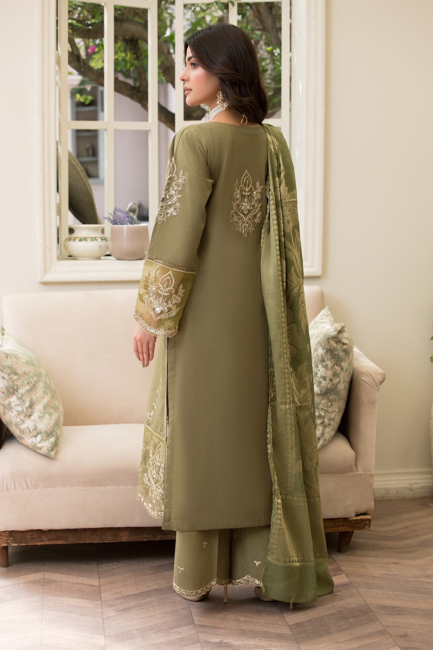 HRM-08 - Readymade Memsaab Formal Cotton Suit - Memsaab Online