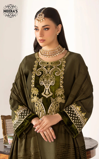 HSS-338- Readymade Heeras Suit - Memsaab Online