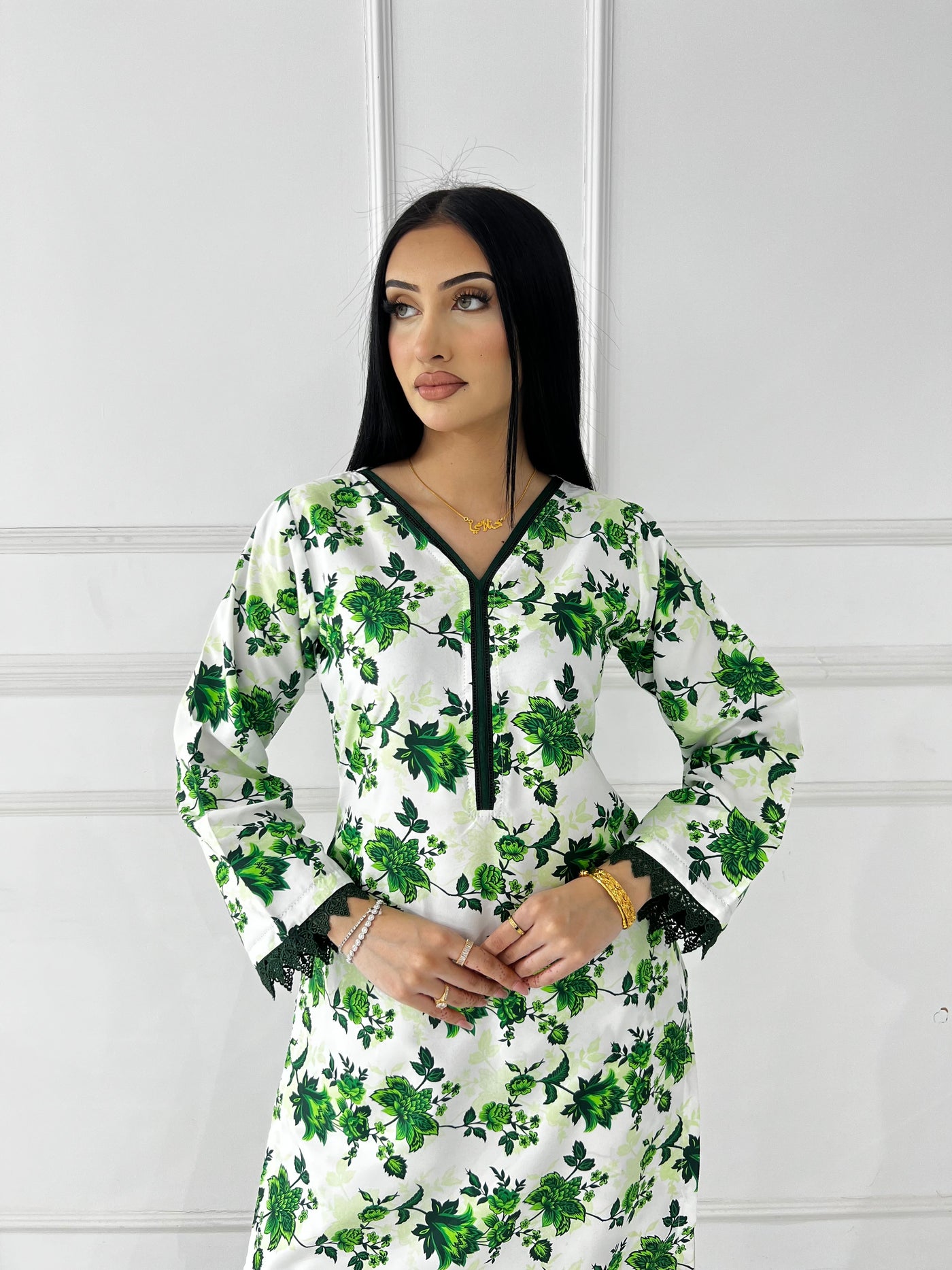 BUT-121- Green- S.Prints Printed Lawn Co-ords - Memsaab Online