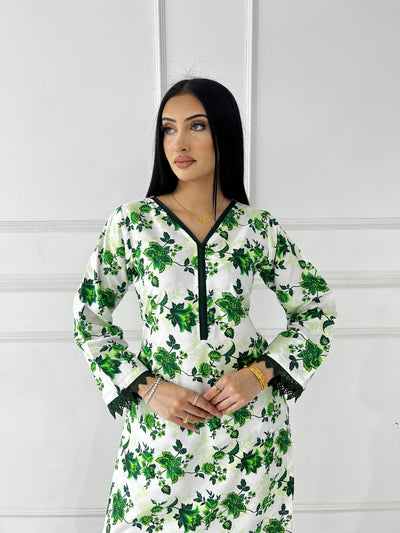 BUT-121- Green- S.Prints Printed Lawn Co-ords - Memsaab Online