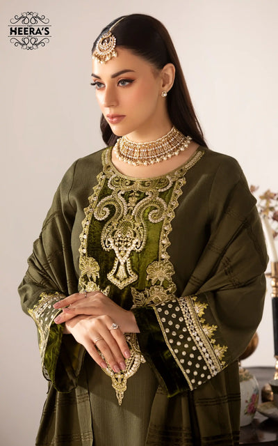 HSS-338- Readymade Heeras Suit - Memsaab Online