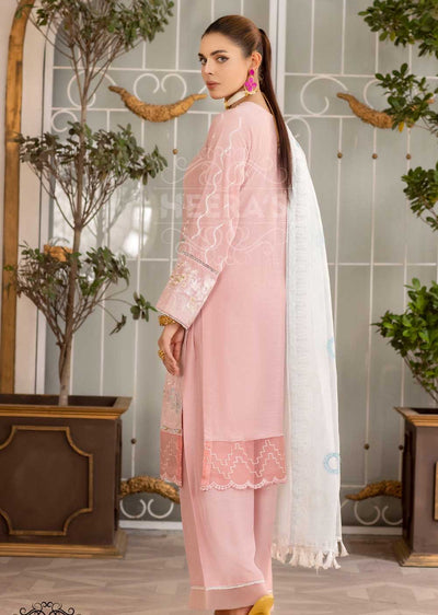 HSS- 53 Pink Readymade Winter Viscose Suit - Memsaab Online