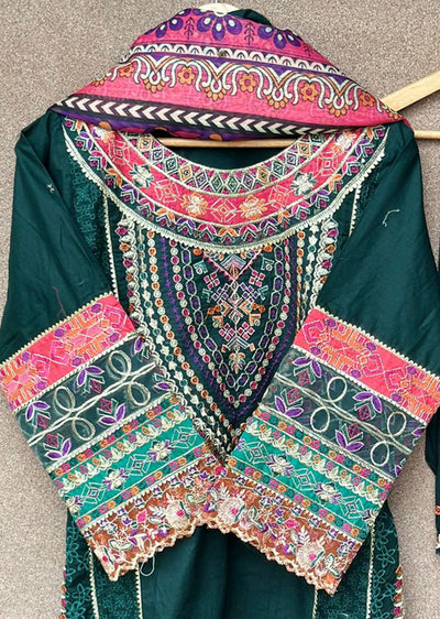 ATR-1157- Readymade Sehrish B Lux Cotton - Memsaab Online