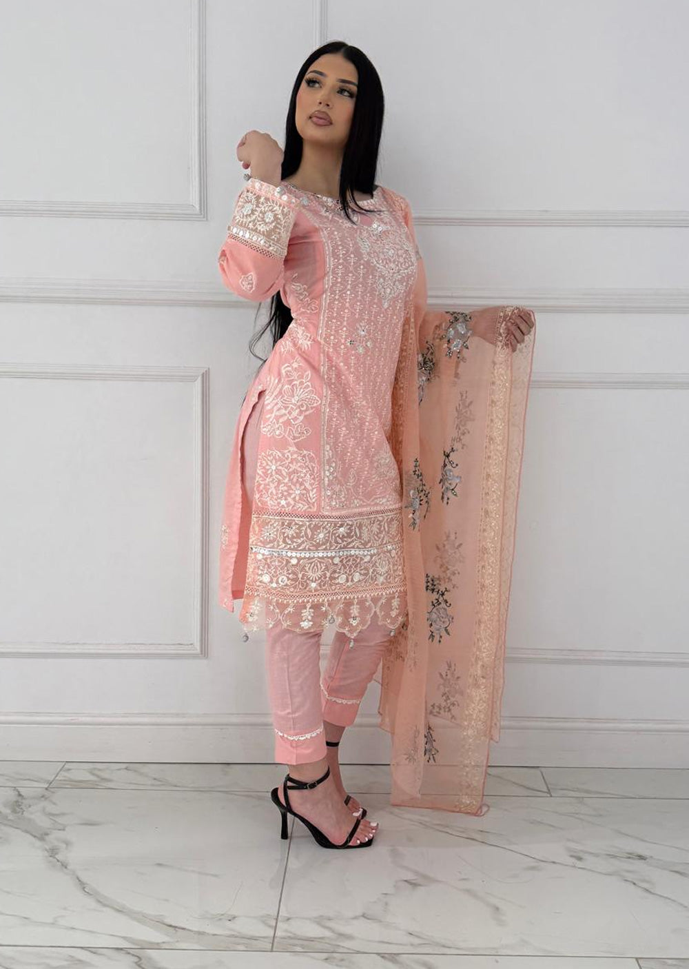 HSS-255 - Readymade Heeras Suit - Memsaab Online