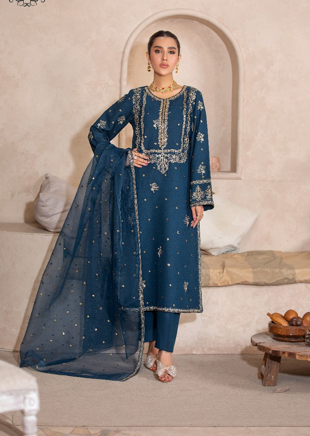 HSS-155 - Readymade Heeras Suit - Memsaab Online