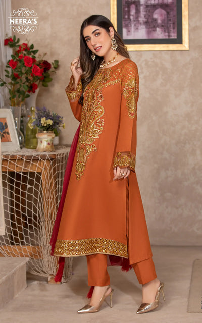 HSS-332- Readymade Heeras Suit - Memsaab Online