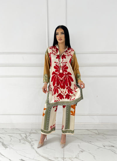 RBY-117-Readymade - Silk Suit 2025 - Memsaab Online