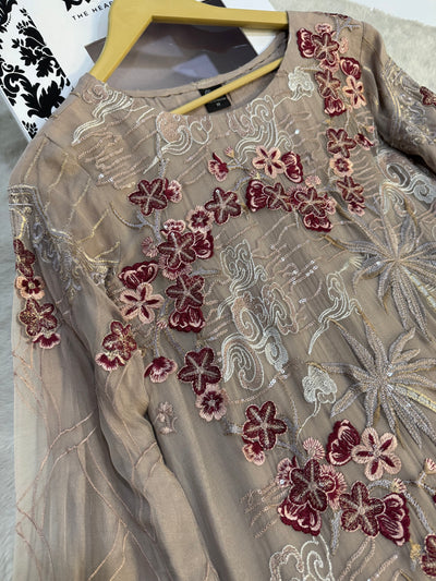 D-9992 - Readymade - Ramsha Chiffon Outfit - Memsaab Online