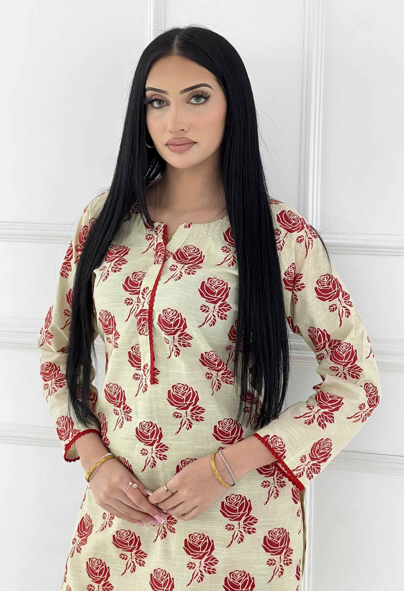 SLMN-41 Readymade Khaddar Co-ord - Memsaab Online