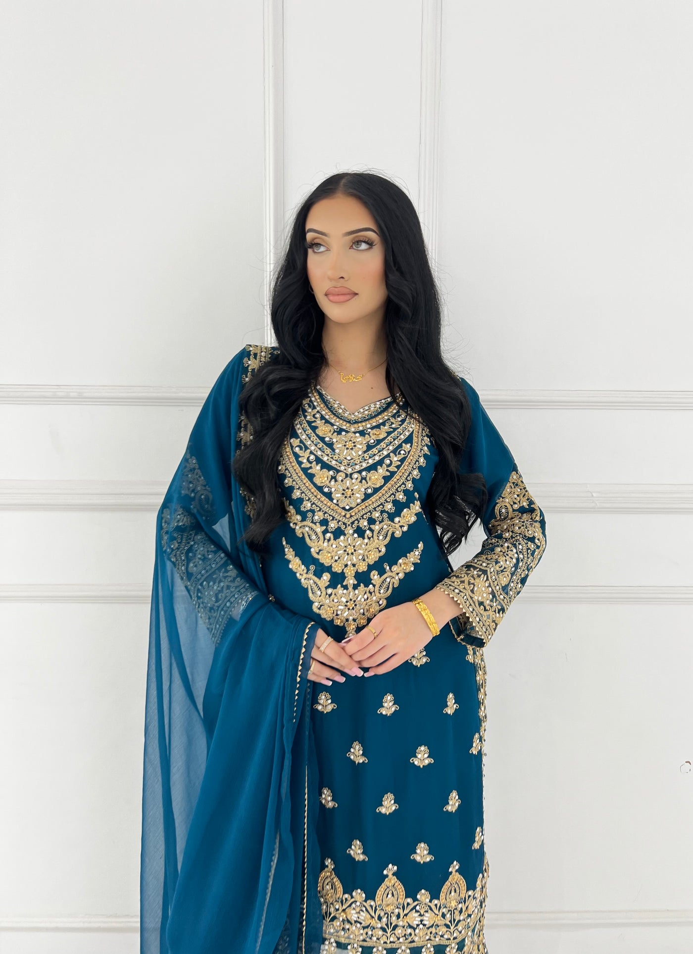 Shaz1901 - Readymade Chiffon Suit - Memsaab Online