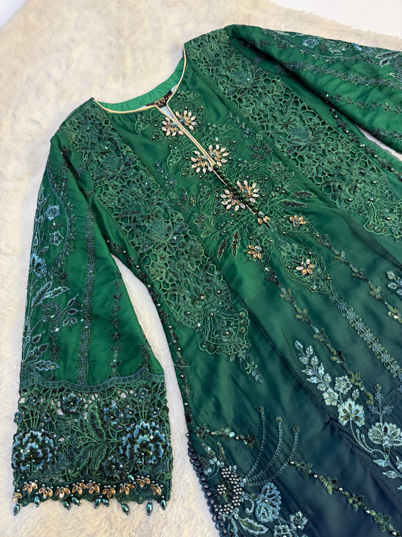 AL-4353 Readymade Chiffon Allys Formal suit 2025 - Memsaab Online