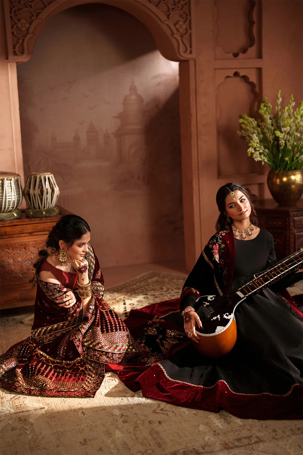 IV-59 Readymade Iznik Embroidered Velvet Edition 2025 - Memsaab Online