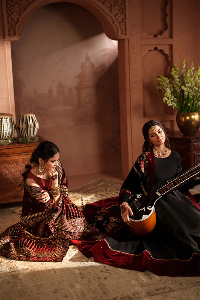 IV-59 Readymade Iznik Embroidered Velvet Edition 2025 - Memsaab Online