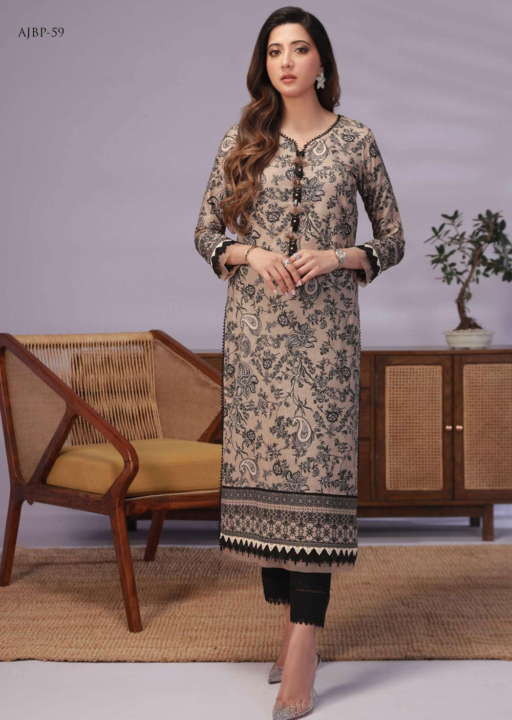 AJT-59-R - Readymade - Asim Jofa Prints Collection Vol 2 2023 - Memsaab Online