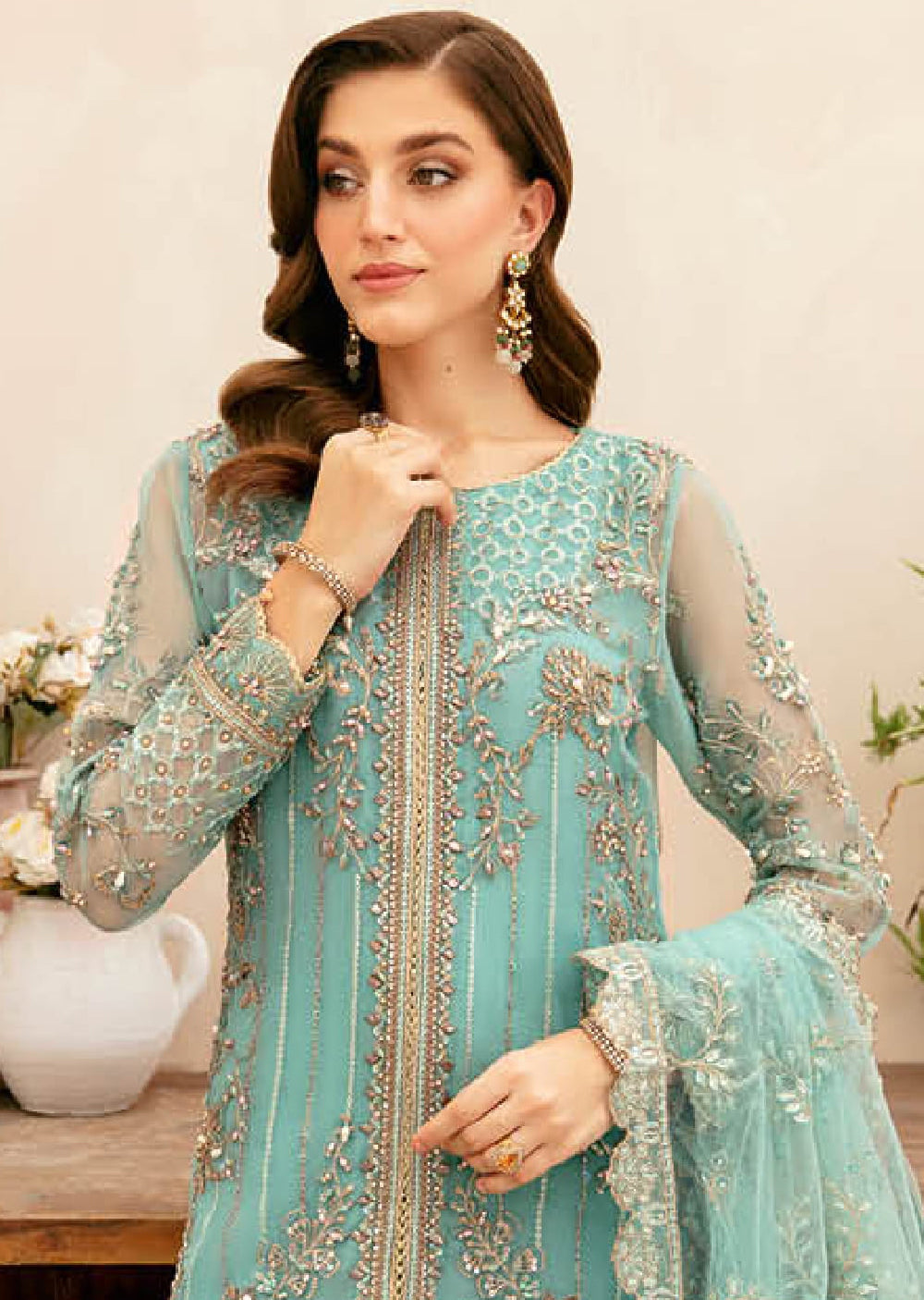 HA-405 - Unstitched - Ramsha Luxury Wedding Collection Vol 04 2024 - Memsaab Online