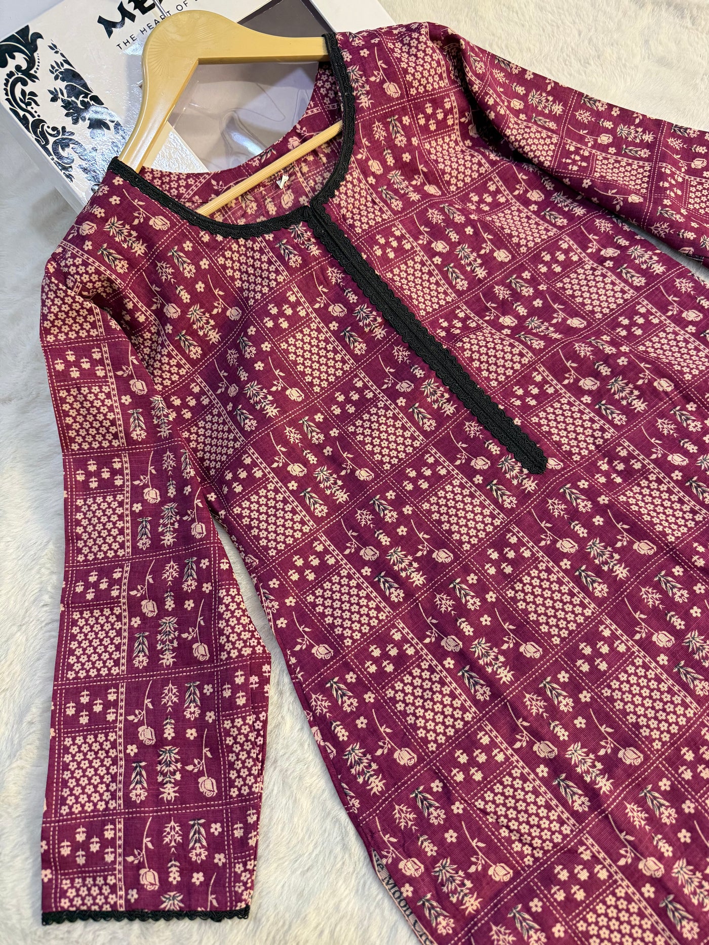 SLMN-28 Readymade Khaddar Co-ord - Memsaab Online