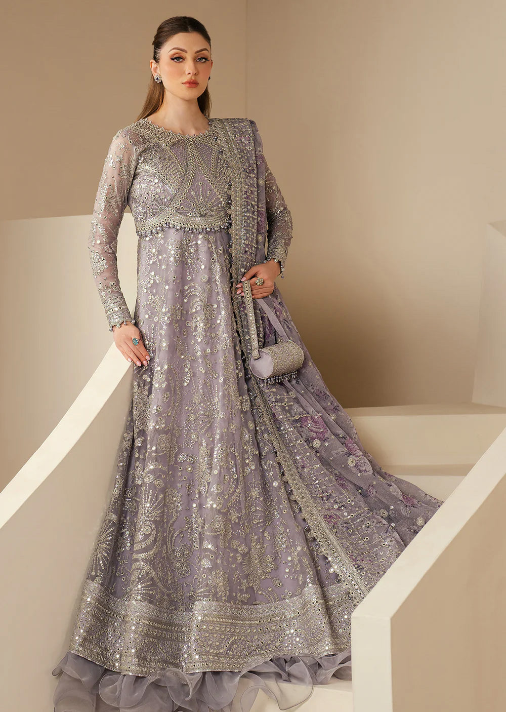 JZTS-05 - Unstitched - Wedding Formals Collection by Jazmin 2025 - Memsaab Online