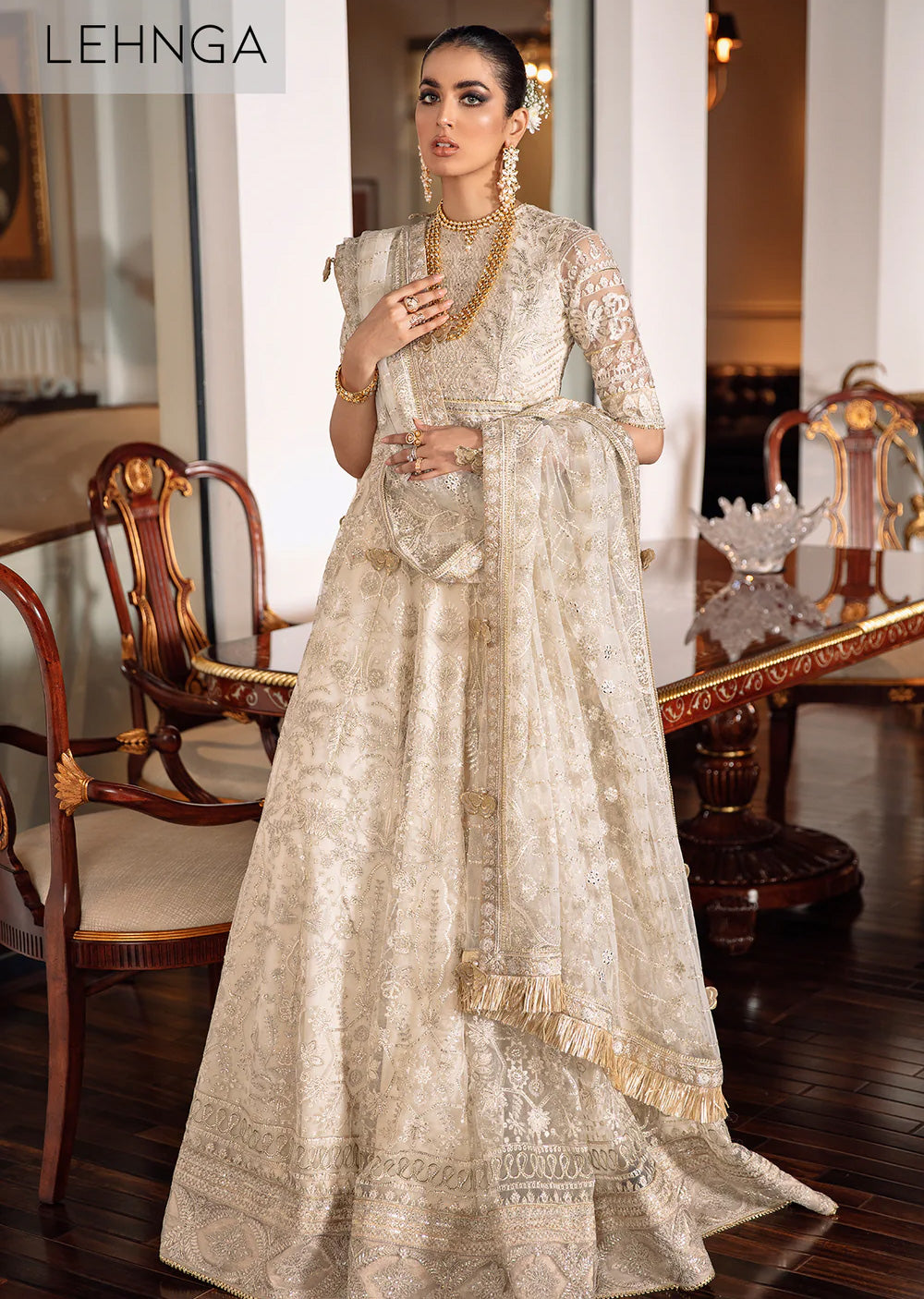 EC-05-R - Readymade - Baroque Chantelle Suit 2024 - Memsaab Online