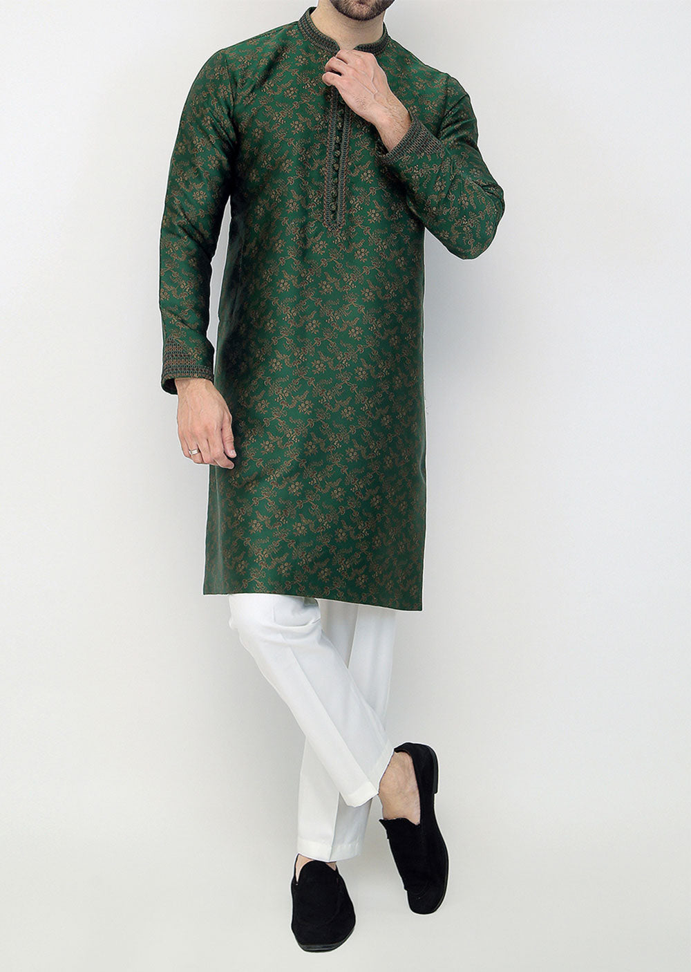 KRT-05 - Readymade - Mens Kurta Trouser Set - Memsaab Online