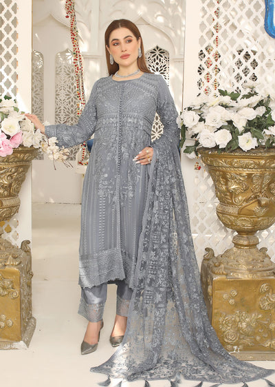 PS1664 Readymade Chiffon Suit - Memsaab Online